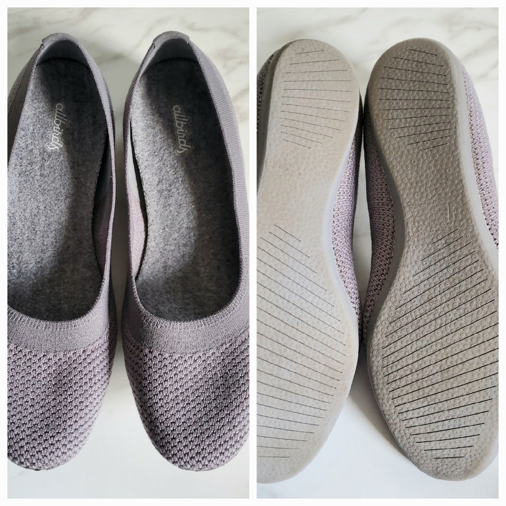 LOT OF 3 Allbirds Women's Ballerina Flats Tree Breezers 11W Beige, White, Grey - Picture 9 of 16